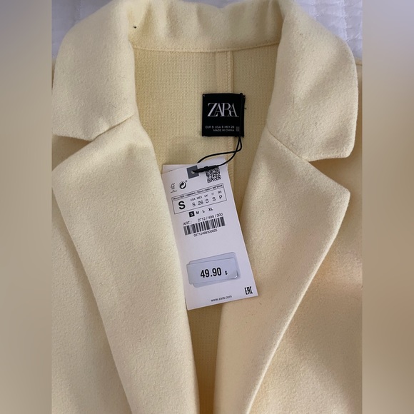 Yellow Zara coat - new with tags - Picture 2 of 2